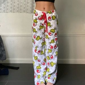white grinch pants